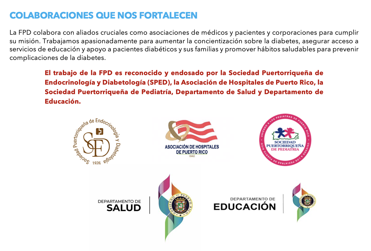Endoso de la Asociación de Hospitales
