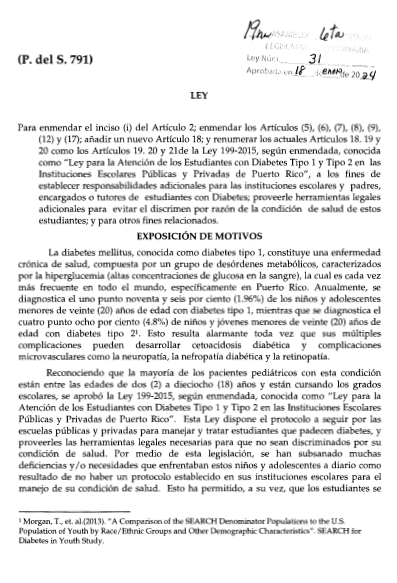 Enmienda a la Ley 199